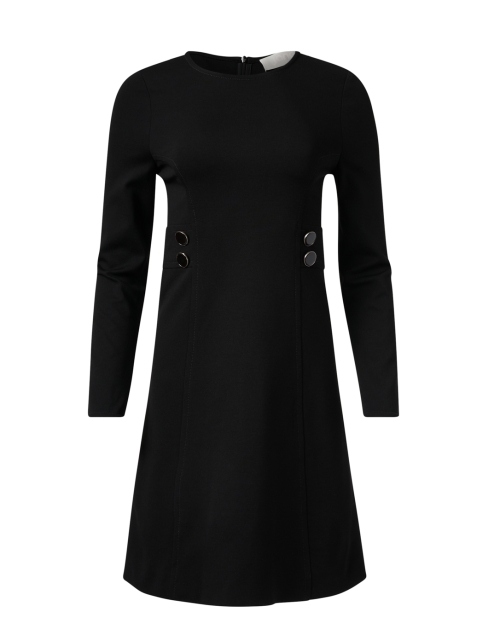 Product image - Jane - Rana Black Jersey Shift Dress
