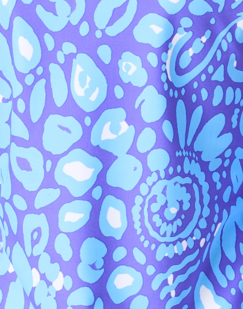 Fabric image - Jude Connally - Chris Blue Print Tunic Top