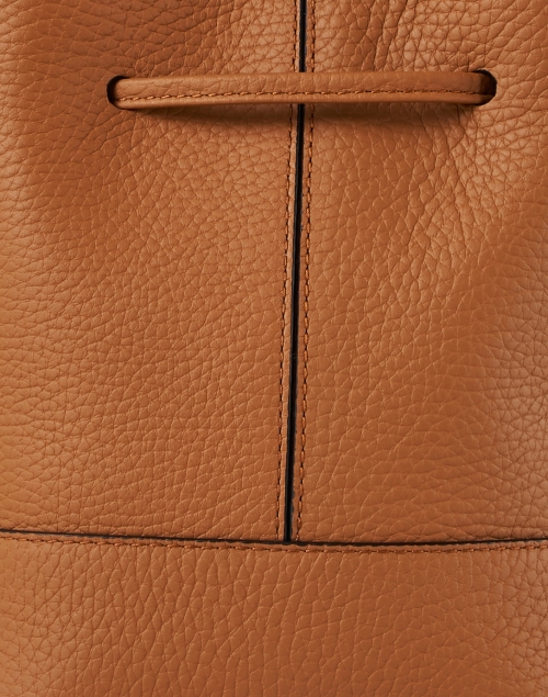 Fabric image - Strathberry - Lana Osette Mini Tan Leather Bucket Bag