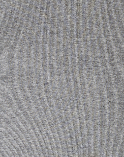 Peserico - Grey Melange Stretch Cotton Top