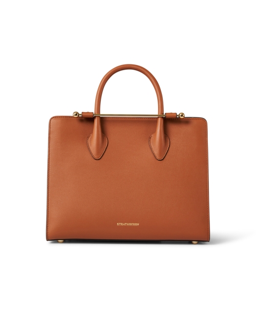 Product image - Strathberry - Chestnut Brown Leather Tote Handbag 