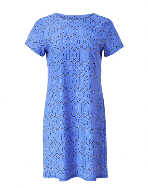 Jude Connally - Ella Periwinkle Geometric Printed Dress