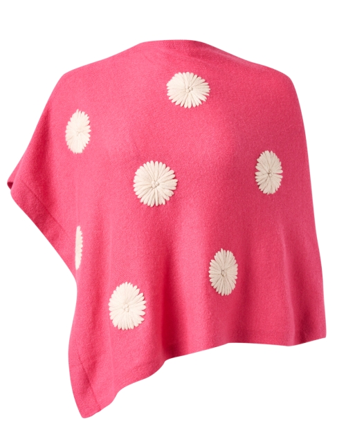 Product image - Frances Valentine - Pink and White Embroidered Poncho