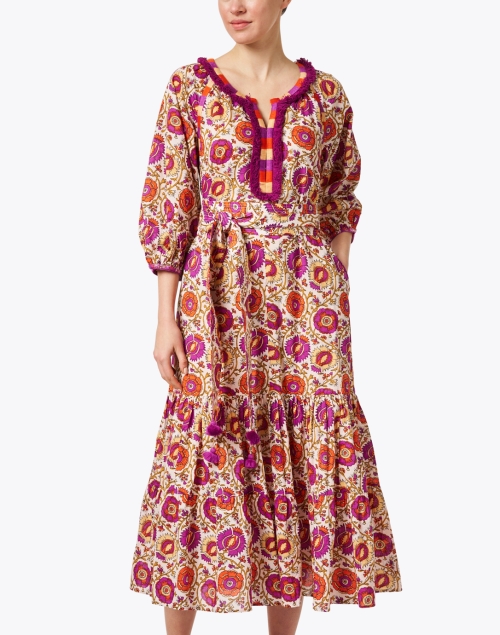 Front image - Figue - Johanna Multi Print Cotton Dress