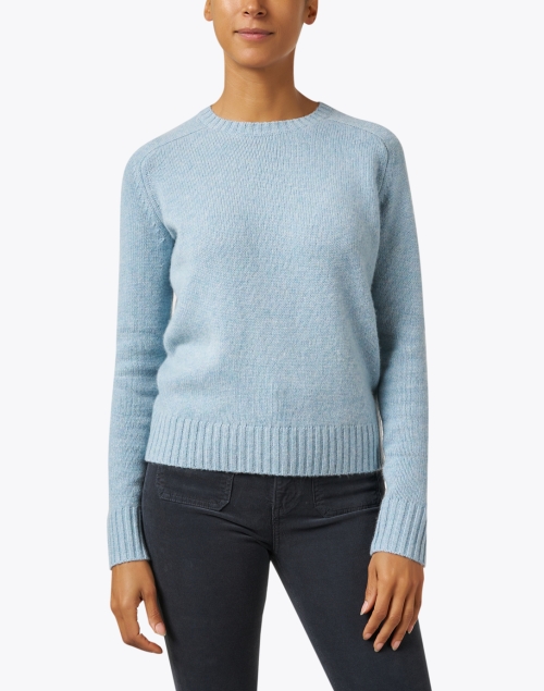 Front image - Ines de la Fressange - Oh Darling Blue Cashmere Sweater