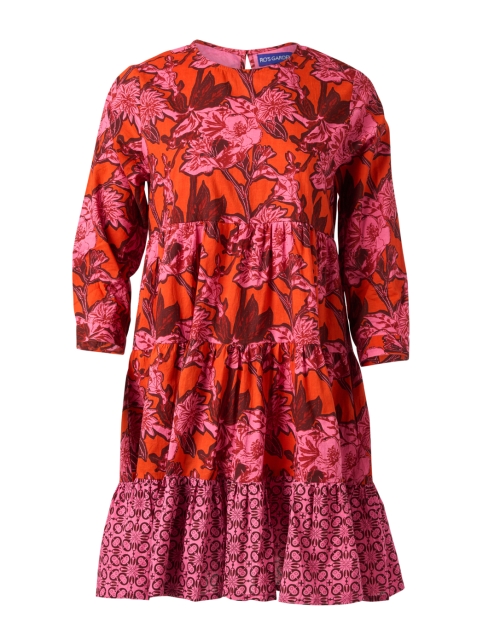 Product image - Ro's Garden - Rene Red Floral Print Cotton Dress