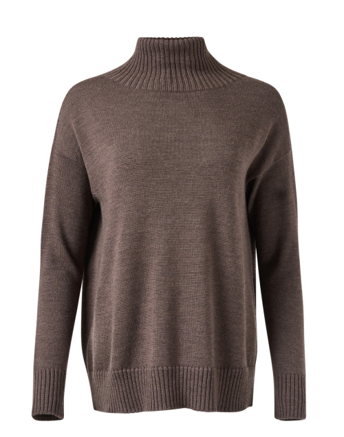 Superbo Brown Wool Sweater