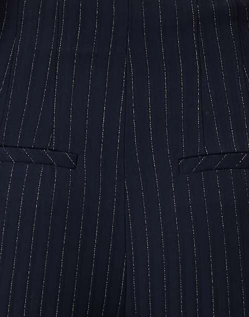 Fabric image - Veronica Beard - Dova Navy Pinstripe Pant