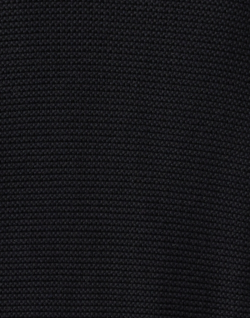 Fabric image - Kinross - Black Garter Stitch Cotton Cardigan