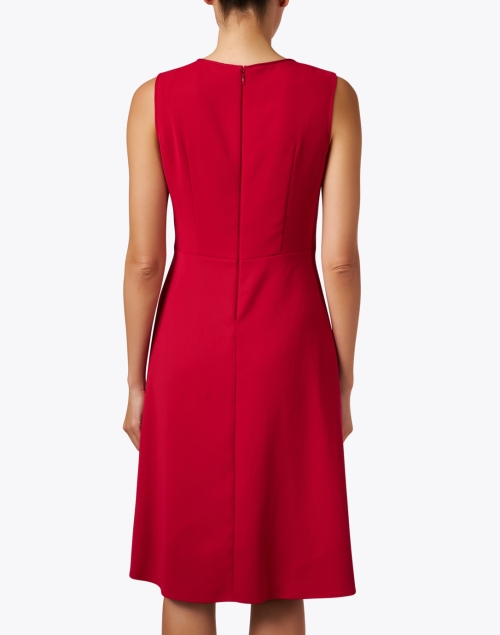 Back image - Marc Cain - Red Cutout Dress