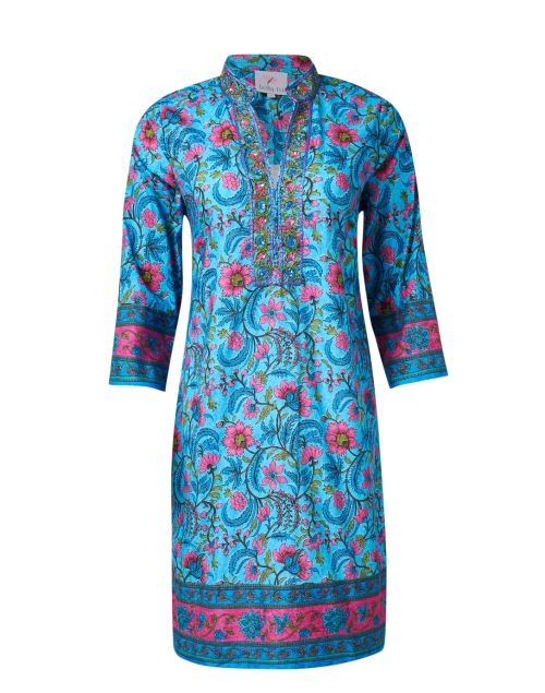 Product image - Bella Tu - Evie Blue Floral Tunic Dress