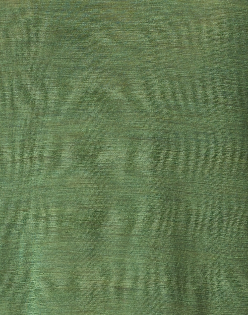 Fabric image - WHY CI - Green Geo Print Panel Top