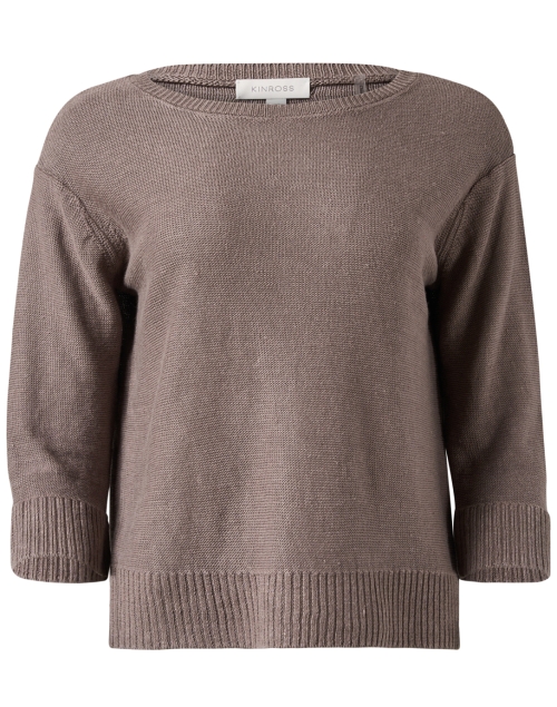Product image - Kinross - Brown Linen Sweater