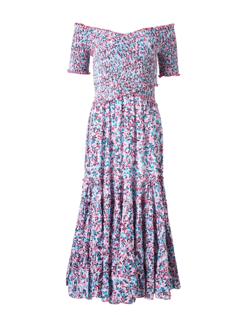 Product image - Poupette St Barth - Soledad Blue Print Smocked Dress