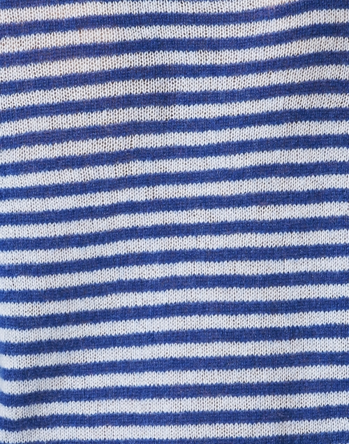 Fabric image - Jumper 1234 - Blue Stripe Cashmere Sweater