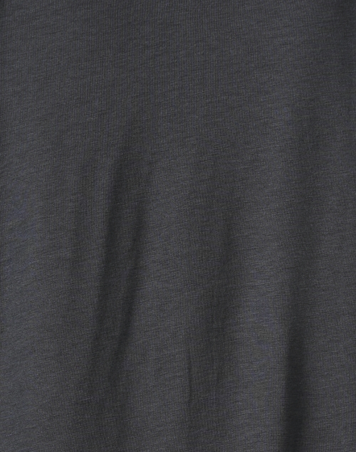 Fabric image - Majestic Filatures - Dark Grey Split Neck Top