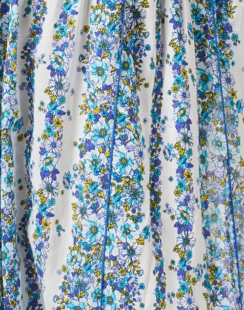 Fabric image - Poupette St Barth - Agnes Blue Print Dress