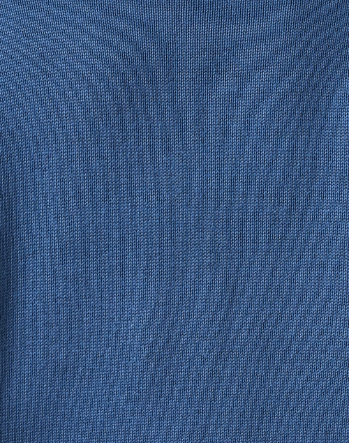 Fabric image - Eileen Fisher - Blue Rolled Hem Sweater