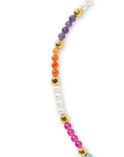 Back image - Sylvia Toledano - Mantra Multi Stone Necklace