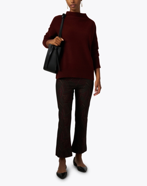 Look image - Vince - Cinnamon Red Boiled Cashmere Sweater