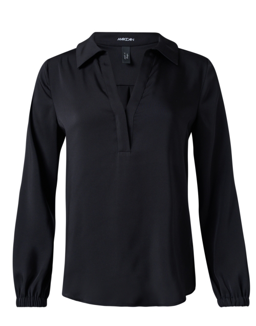 Product image - Marc Cain - Black Polo Blouse