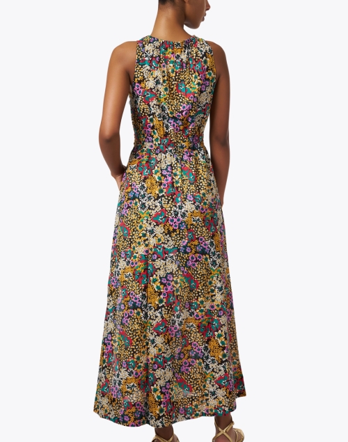 Back image - Apiece Apart - Wildflower Print Cotton Tank Dress