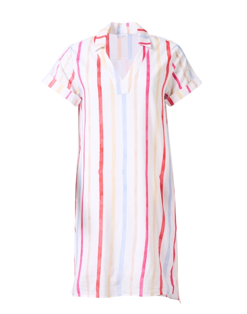 Product image - Ecru - Roberts White Multi Stripe Dress