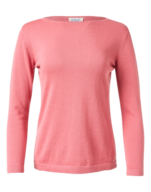 Product image - Blue - Soft Red Pima Cotton Sweater 