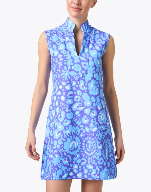 Front image - Jude Connally - Kristen Blue Print Dress