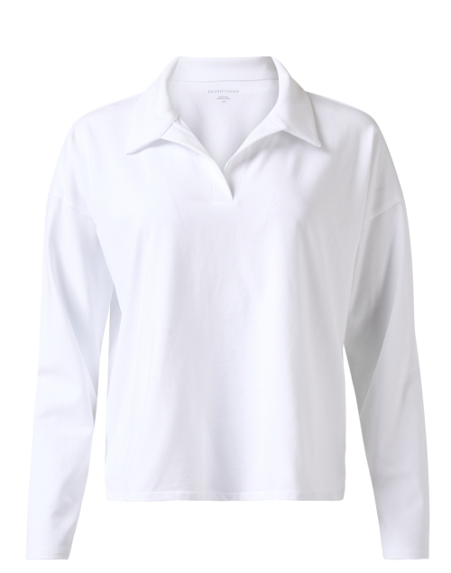 Product image - Eileen Fisher - White Henley Top
