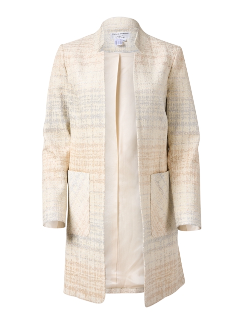 Product image - Helene Berman - Cream and Gold Metallic Tweed Jacket