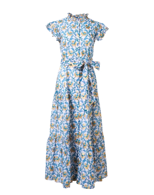 Product image - Oliphant - Blue and Gold Print Cotton Dress