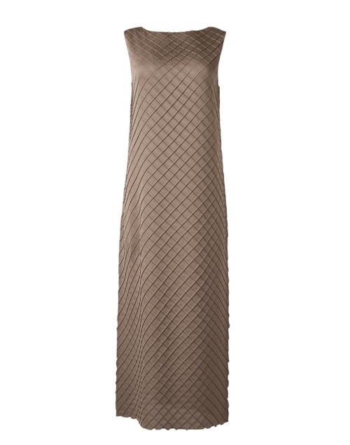 Product image - Lafayette 148 New York - Taupe Diamond Plisse Dress