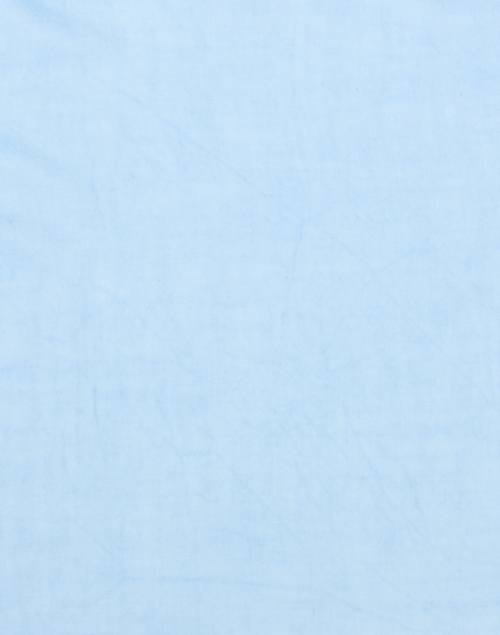 Fabric image - Jane Carr - Lily Light Blue Cashmere Lurex Border Scarf