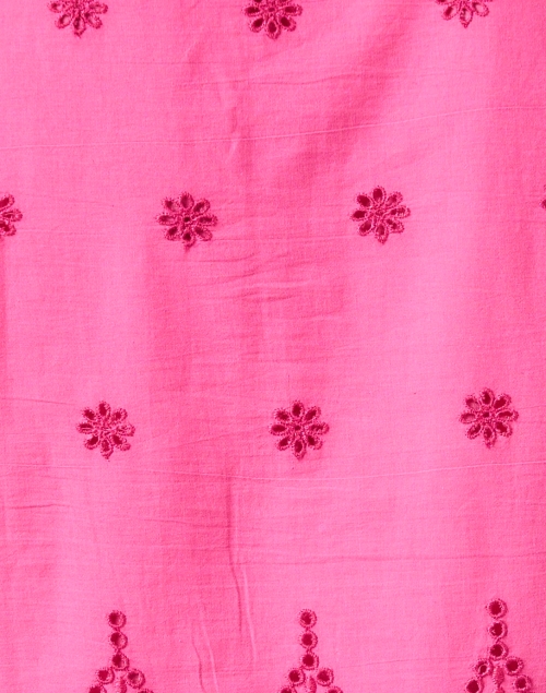 Fabric image - Bell - Katie Pink Cotton Eyelet Top