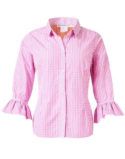 Product image - Gretchen Scott - Pink and White Gingham Shirt