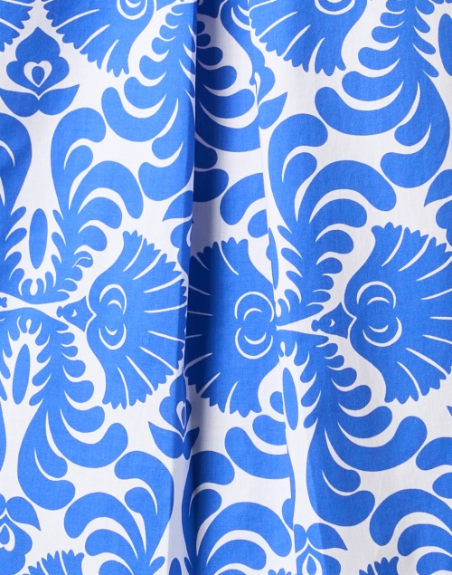 Fabric image - Caliban - Blue Cotton Print Shirt