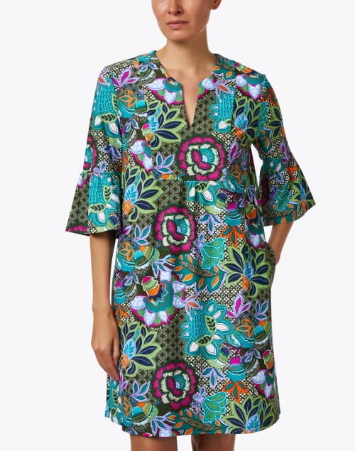 Front image - Jude Connally - Kerry Multi Floral Print Dress