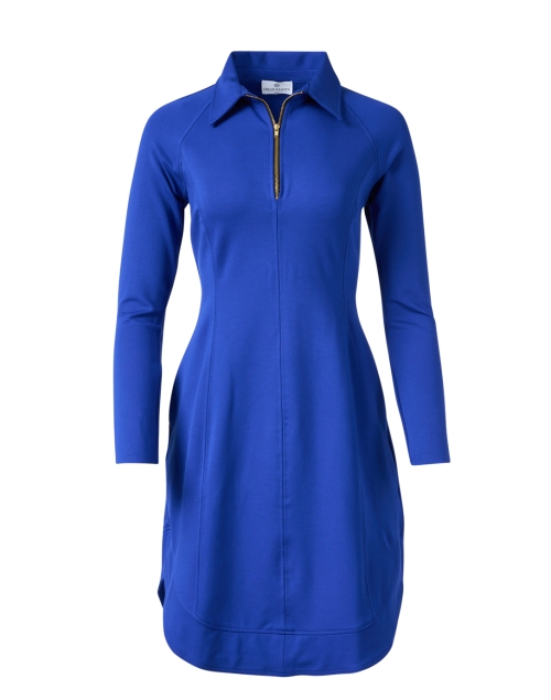 Product image - Chloe Kristyn - Patricia Blue Quarter Zip Dress