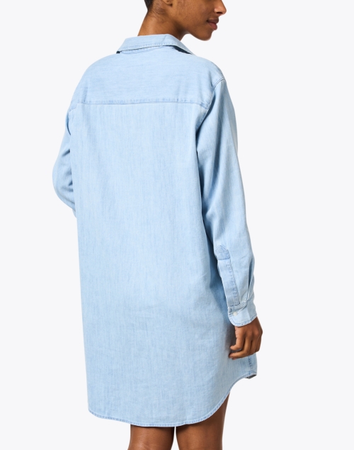 Back image - Frank & Eileen - Mary Blue Denim Shirt Dress
