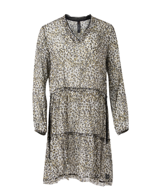 Product image - Marc Cain Sports - Grey Cheetah Print Tiered Dress