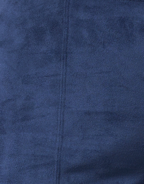 Fabric image - Max Mara Leisure - Brera Blue Faux Suede Pant