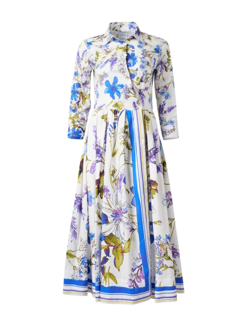 Product image - Sara Roka - Elenat White Multi Floral Print Dress