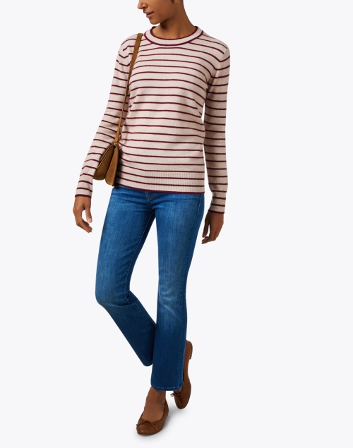 Look image - Madeleine Thompson - Balfe Beige Stripe Sweater