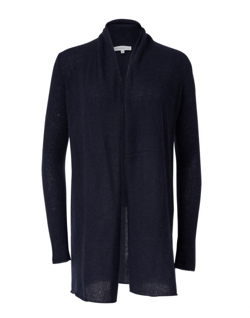 Product image - White + Warren - Navy Essential Cashmere Cardigan