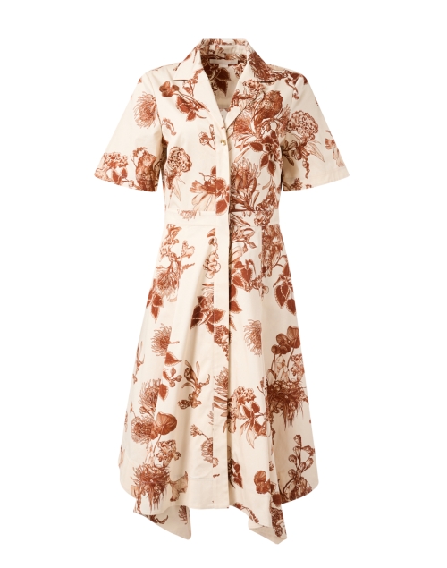 Product image - Jason Wu Collection - Cream Floral Print Shirt Dress