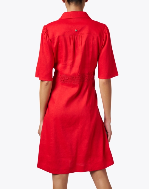 Back image - Marc Cain - Red Shirt Dress