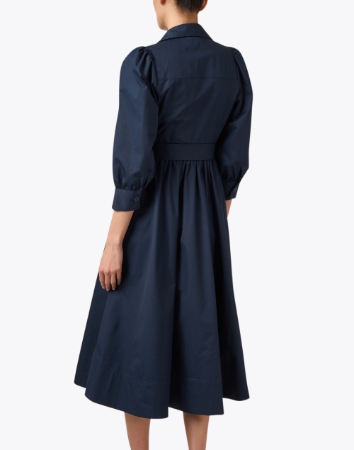 Back image - Tara Jarmon - Rivoltine Navy Shirt Dress