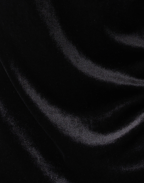 Fabric image - Jude Connally - Taylor Black Stretch Velvet Blouse