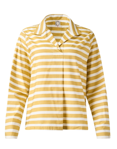 Product image - Ines de la Fressange - Noa Yellow and White Stripe Blouse